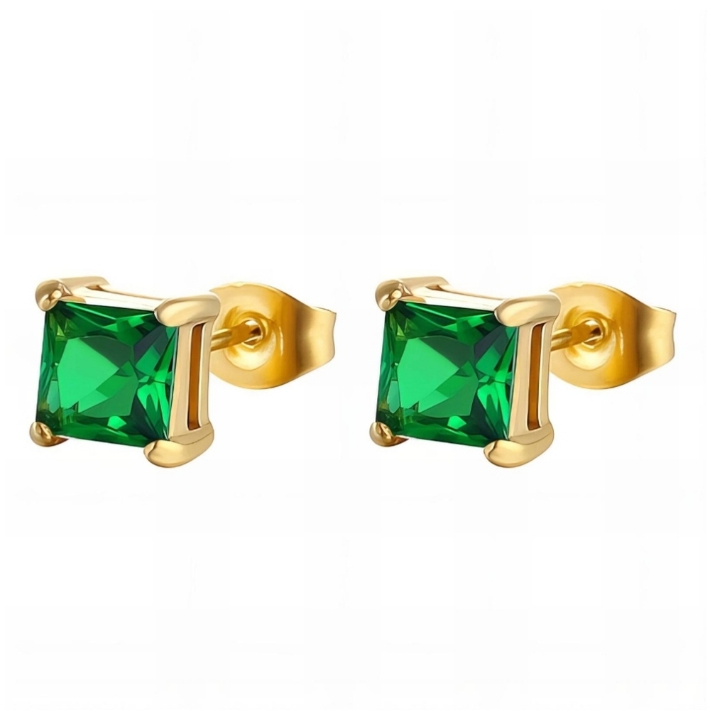 Luxury Style Set 18K gold plated Stainless steel earrings/ necklace Intensity